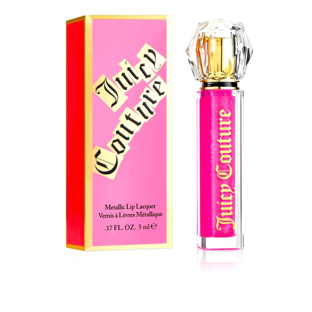 Juicy Couture metallic lip lacquer
